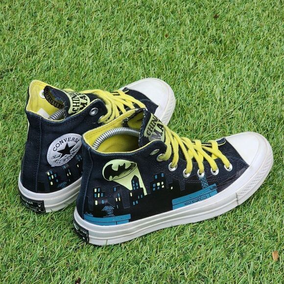 CONVERSE HI CHINATOWN BATMAN - Women's Shoes - SIZE 6.5 - Picture 5 of 10